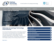 Tablet Screenshot of castingstechnology.com